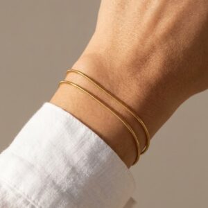 Gold Snake Chain Bracelet